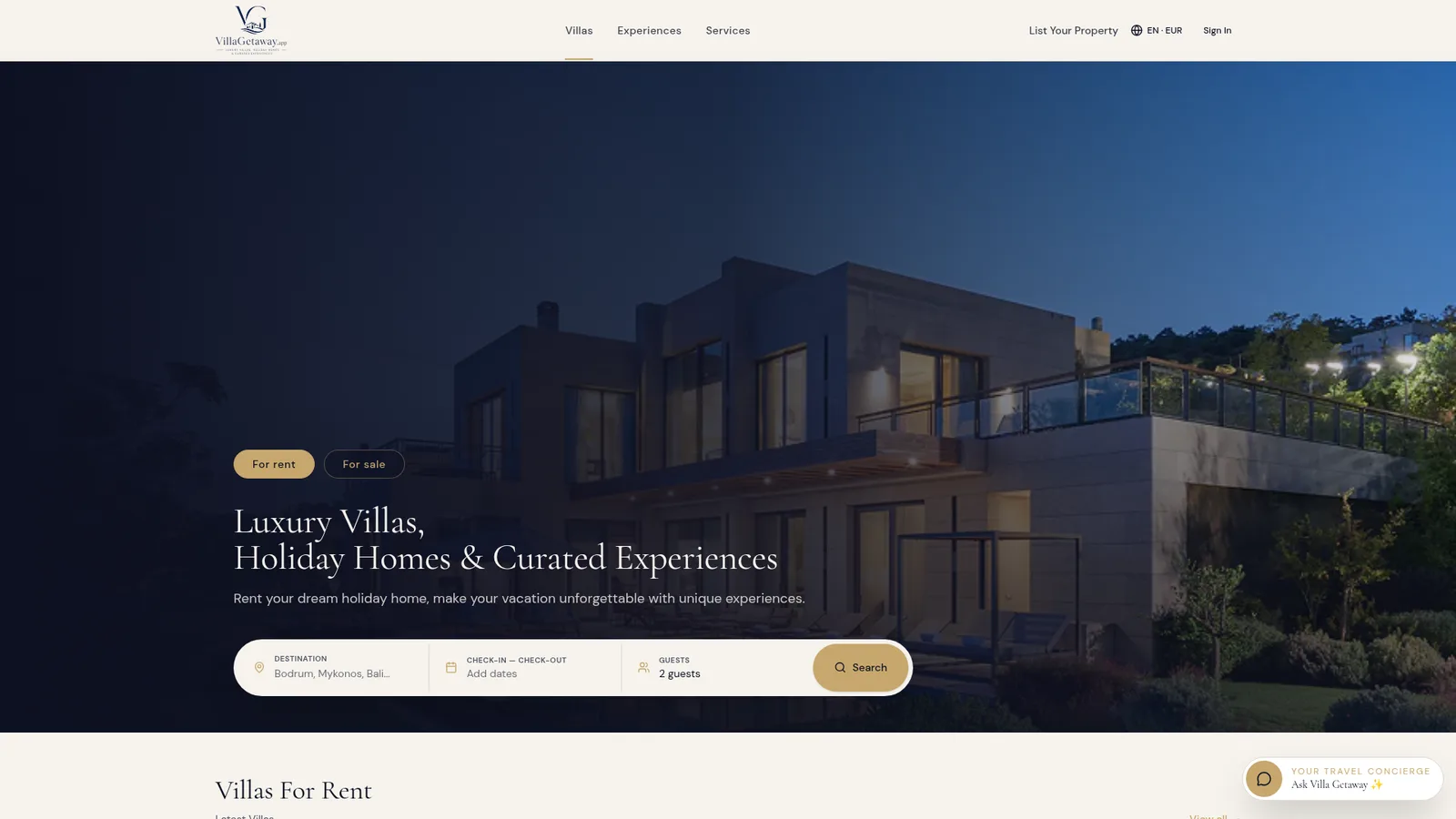 Villagetaway ekran görüntüsü