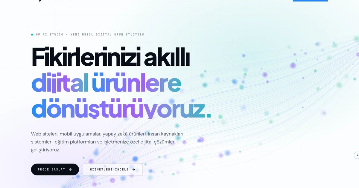 MP AI Studio ekran görüntüsü