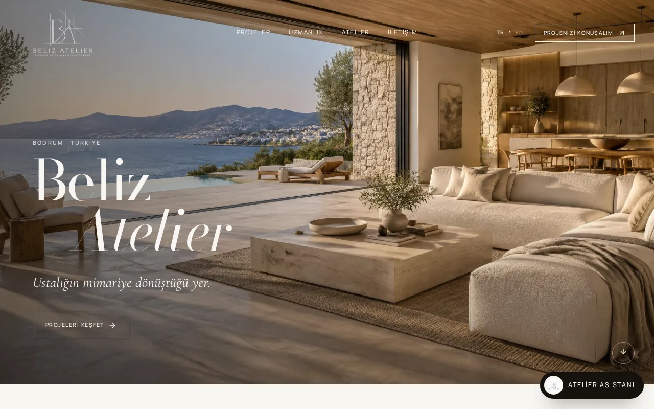 Beliz Atelier ekran görüntüsü